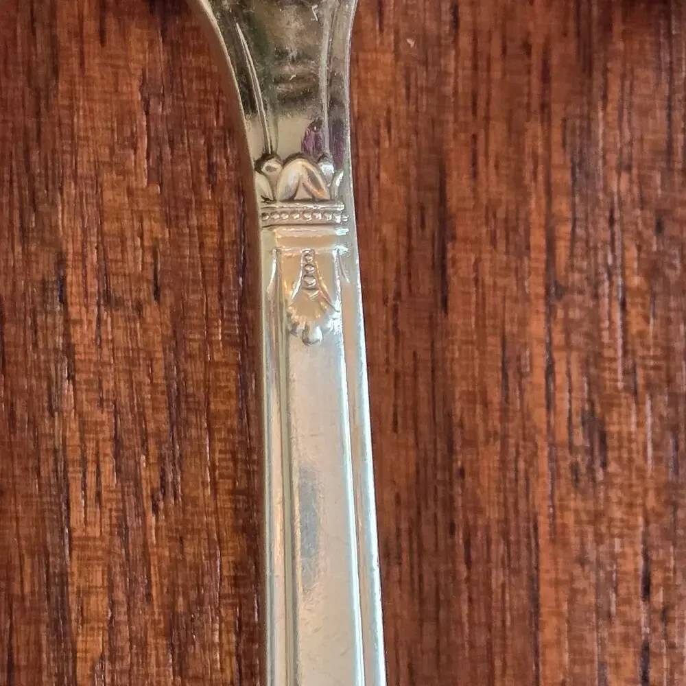 Vintage 1847 Rogers Bros FIRST LOVE 4 Salad Forks Silverplate Art Deco Cottage